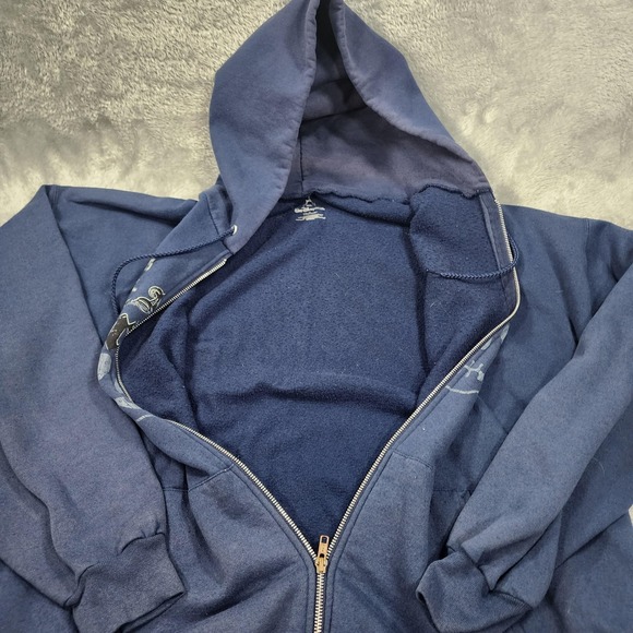 Disney Pirates Princess Party Hoodie Mens 2XL Blue Full Zip Magic Kingdom 2006 - Picture 7 of 12